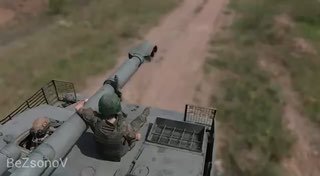 Кадры боевой работы расчетов САУ 2С3 «Акация» группировки «Восток» по уничтожению сети опорных пунктов ВСУ в Запорожской области