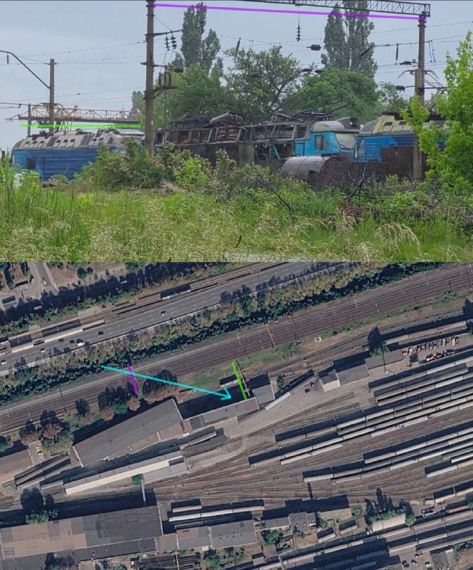 Фото уничтоженного ЧС4 на территории ЖД станции "Киев-пассажирский"
